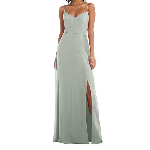 After Six Bridesmaid Dress Style 1548 Color Willow - Picture 1 of 11